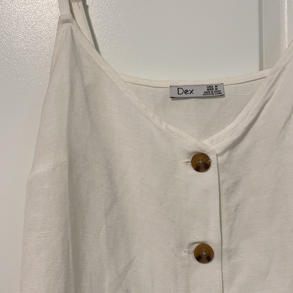 Lines white tank top - Picture 2 of 2